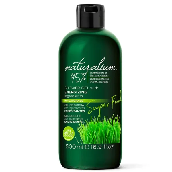 Naturalium Super Food Wheatgrass With Energizing  Gel De Ducha 500ml