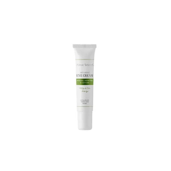 Alma Secret Eye Cream Antiedad Con Aguacate. Té Verde y Cafeína 10ml