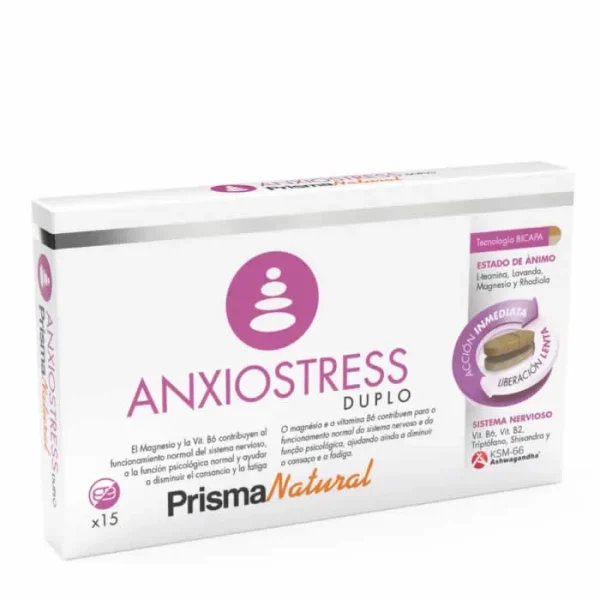 Prisma Natural Anxiostress Duplo 15 Comprimidos