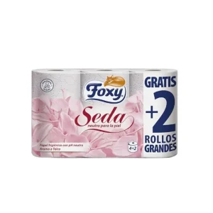 Foxy Seda Papel Higiénico 4 Capsas 4+2 Rollos
