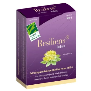 100%natura Resiliens Rhodiola 40 Caps