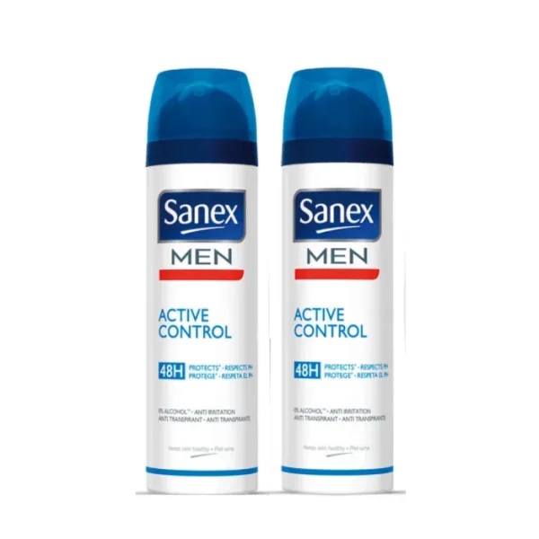Sanex Men Active Control 48h Desodorante Spray 2x100ml