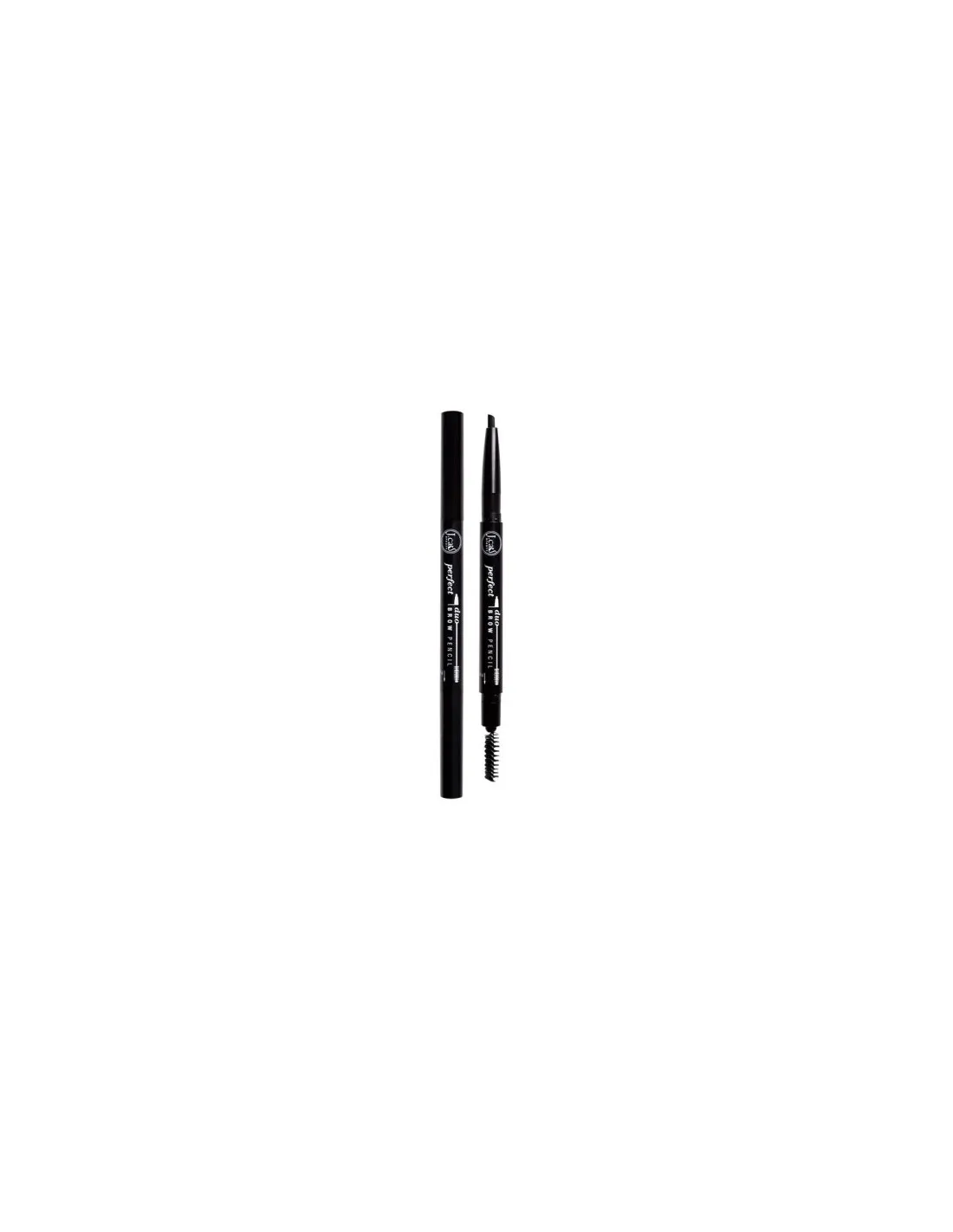 J,cat Beauty Jcat Brow Pencil Duo Perfect Jet Black