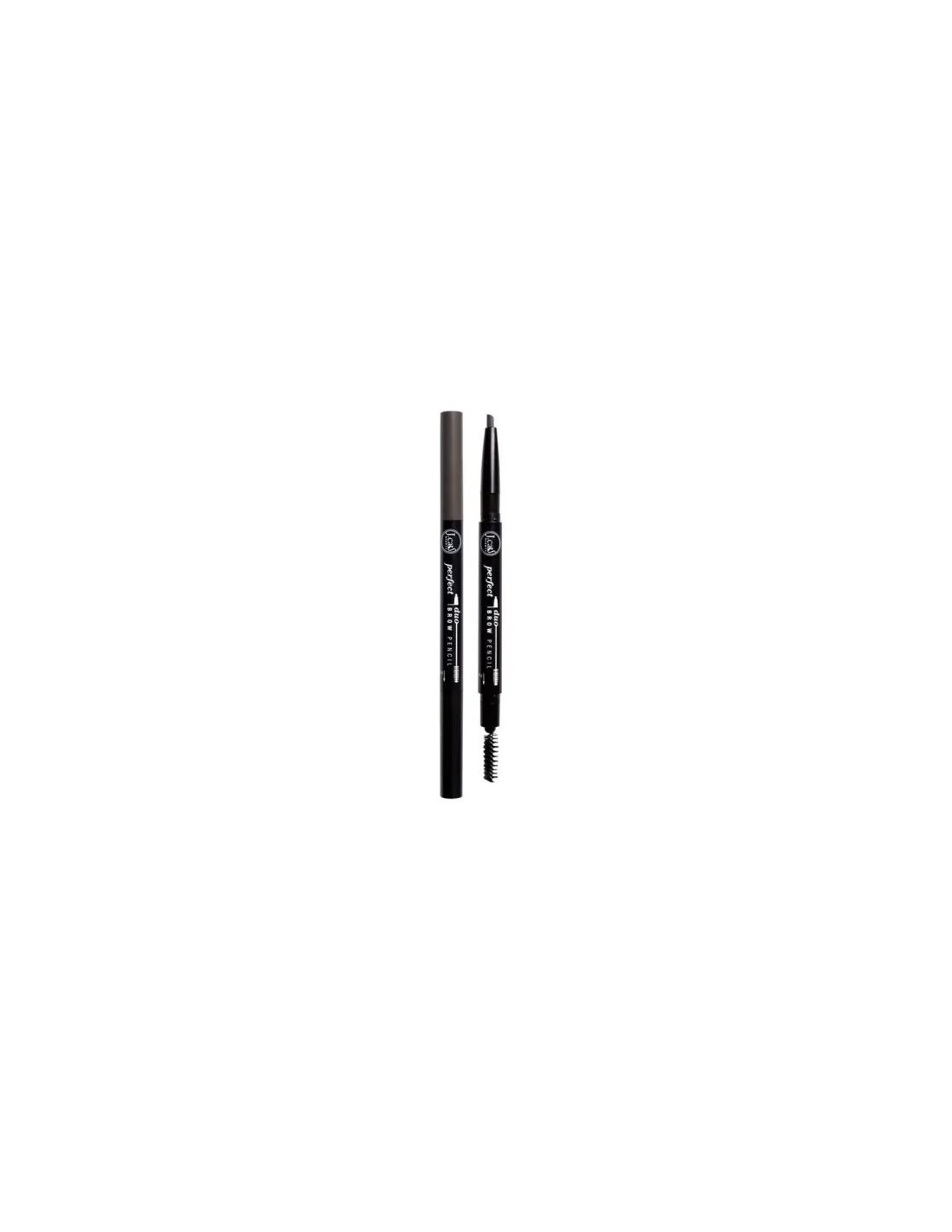 J,cat Beauty Jcat Brow Pencil Duo Perfect Charcoal