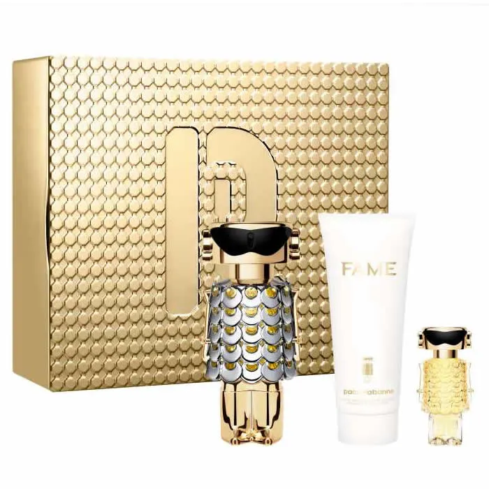 Paco Rabanne Fame Eau De Perfume Spray 80ml Set 3 Piezas