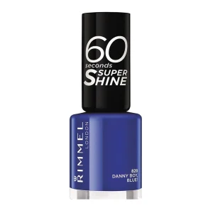Rimmel London 60 Seconds Super Shine Nail Lacquer 828 Danny Boy Blue