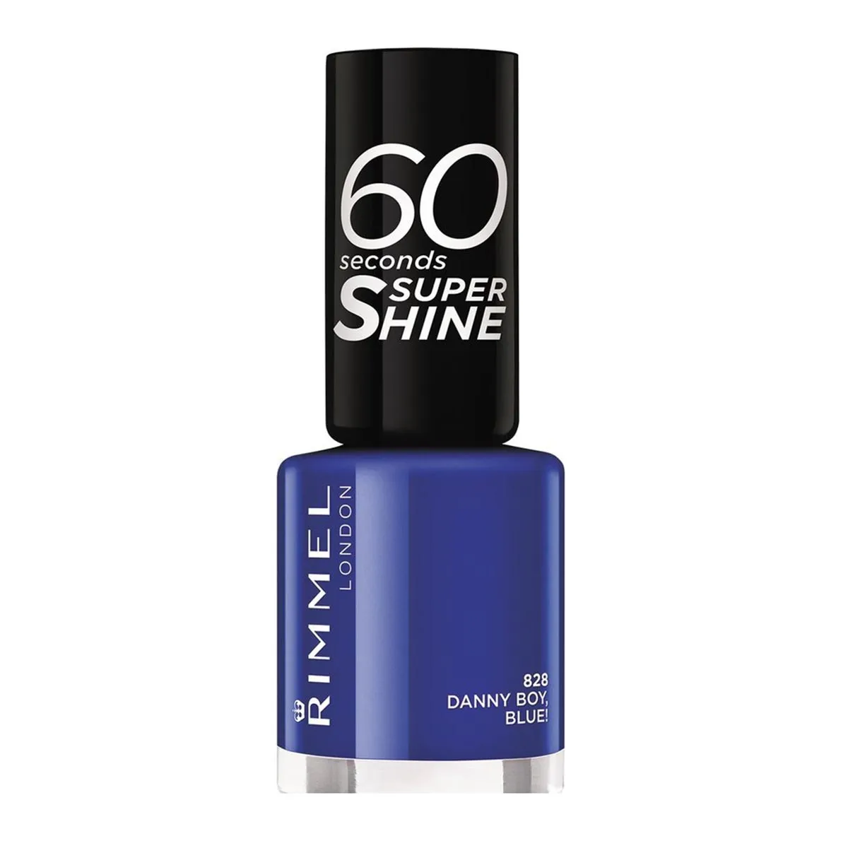 Rimmel London 60 Seconds Super Shine Nail Lacquer 828 Danny Boy Blue