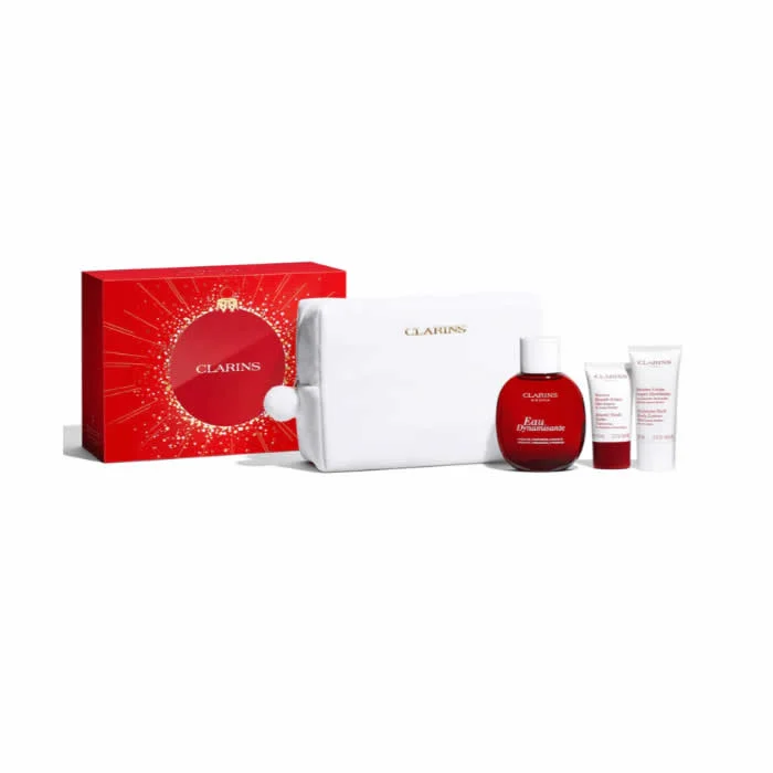 Clarins Agua De Tratamiento Eau Dynamisante 100ml Set 4 Piezas