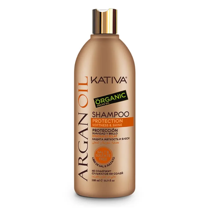 Kativa Argan Oil Champú Protección Suavidad & Brillo 500ml
