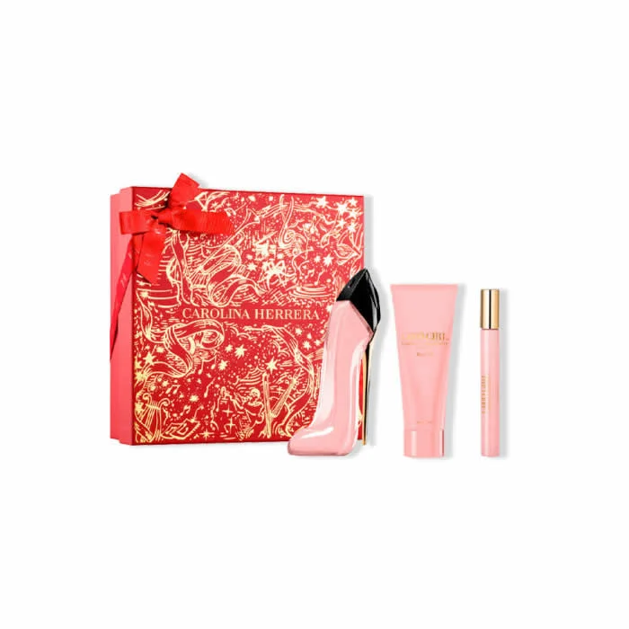 Carolina Herrera Good Girl Blush Eau De Parfum Spray 80ml Set 3 Piezas