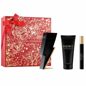 Carolina Herrera Bad Boy Eau De Toilette Spray 100ml Set 3 Piezas