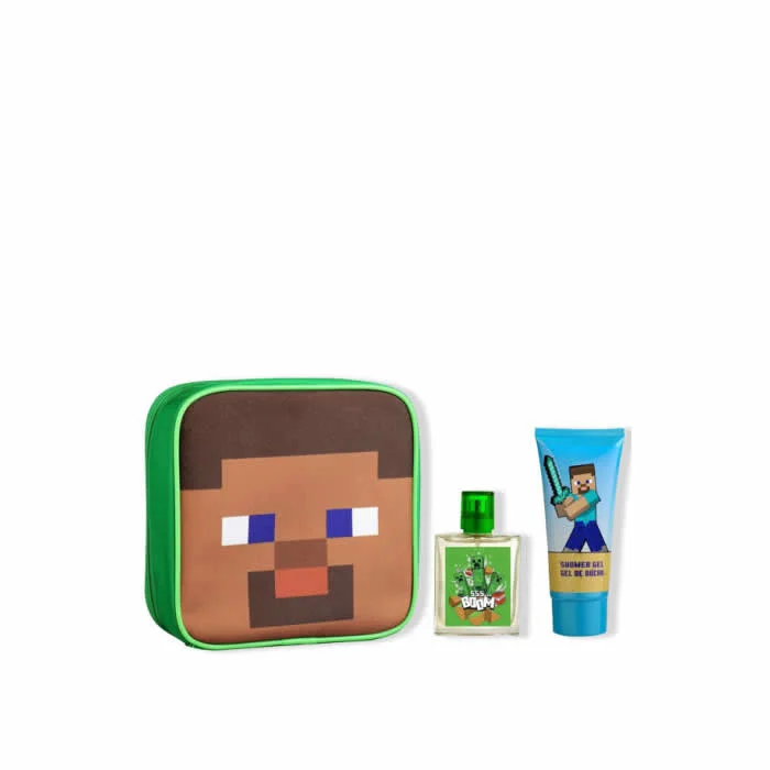 Cartoon Minecraft Eau De Toilette Spray 50ml Set 3 Piezas