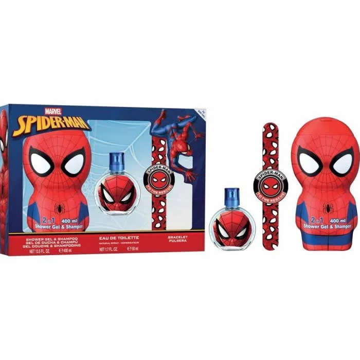 Marvel Spiderman Eau De Toilette Spray 50ml Set 3 Piezas
