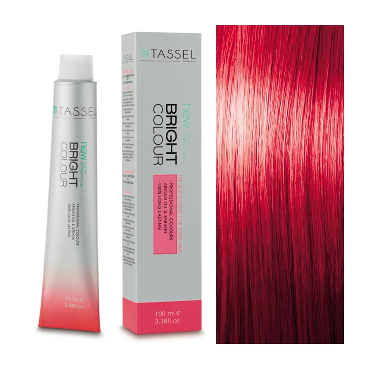 Eurostil Bright Colour Tinte N7,62 Rubio Medio Rojo Cereza 1un