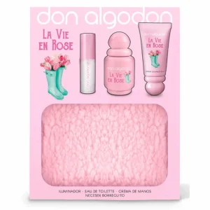 Don Algodon La Vie En Rose Eau De Toilette Spray 30ml Set 4 Piezas