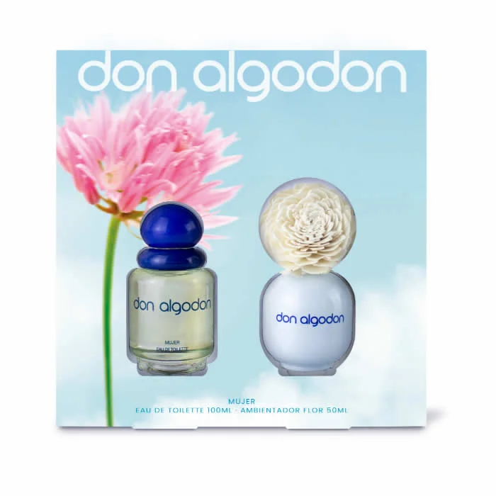 Don Algodon Eau De Toilette Spray 100ml Set 2 Piezas