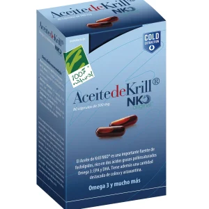 100%natura Aceite De Krill Nko 80 Cap De 500 Mg
