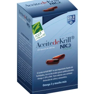 100%natura Aceite De Krill Nko 120 Cap De 500 Mg