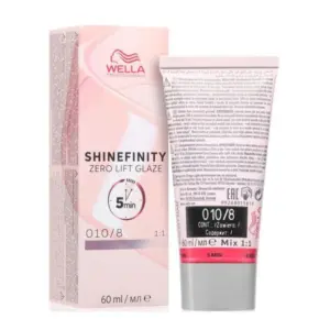 Wella Shinefinity Zero Lift Glaze Tinte 0108 60ml 1un