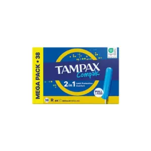 Tampax Compak Tampón Regular 38 U