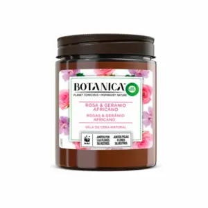 Air-Wick Botanica Vela Rosa y Geranio 205g