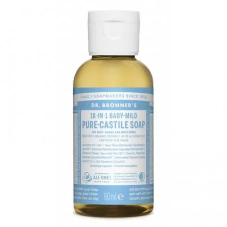 Dr. Bronner's Jábon Líquido Bio 60ml Bebes Neutr 1 Dr. Bronner's Jábon Líquido Bio 60ml Bebes Neutr