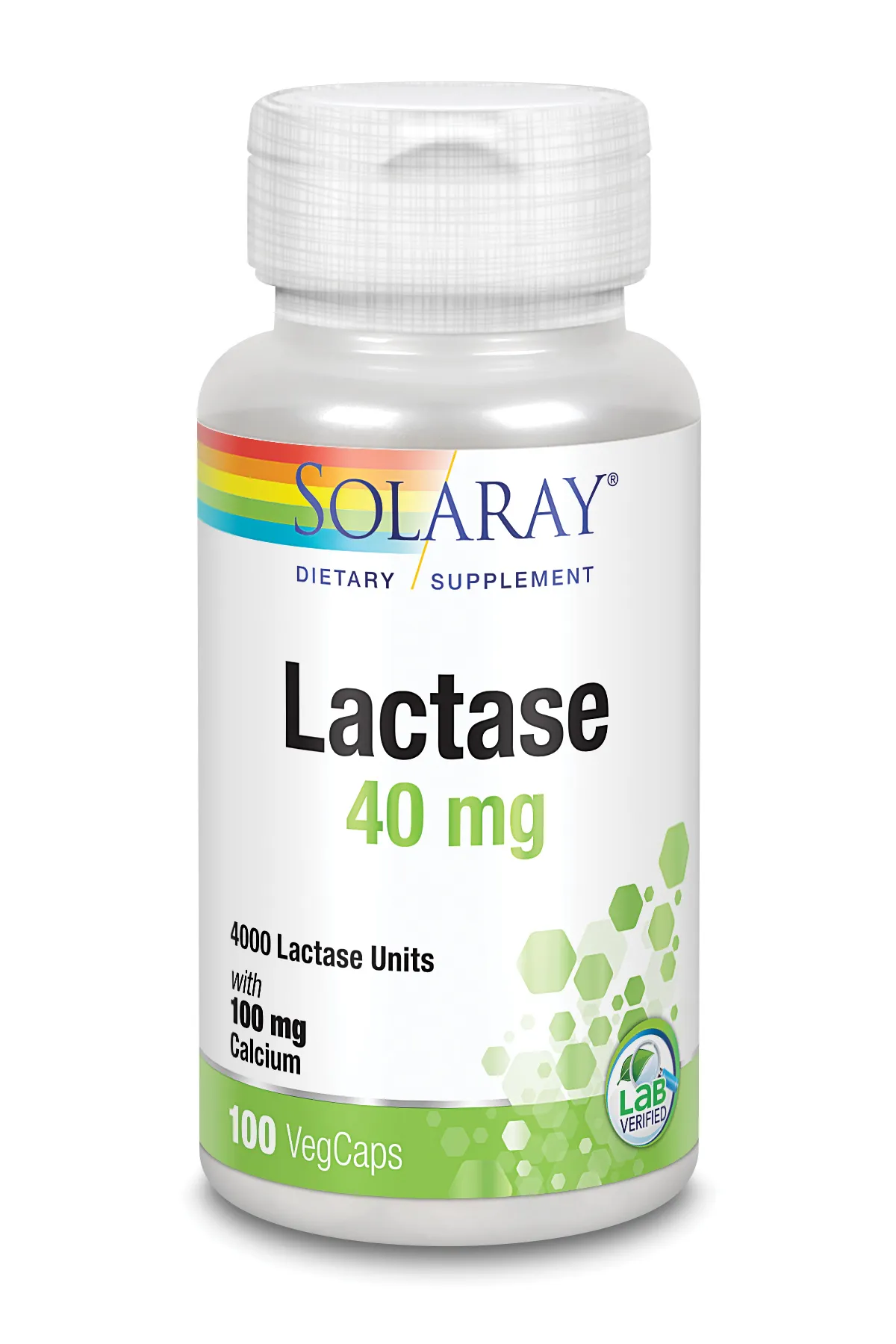 Solaray Lactase 40 Mg 4000 Fcc 100 Vcaps 1 Solaray Lactase 40 Mg 4000 Fcc 100 Vcaps