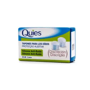 Quies Tapones Silicona Antiruido 6 Unidades