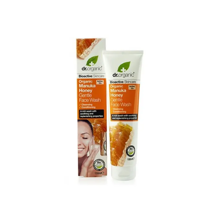 Dr Organic Manuka Honey Limpiador Facial Suave 150ml 1 Dr Organic Manuka Honey Limpiador Facial Suave 150ml