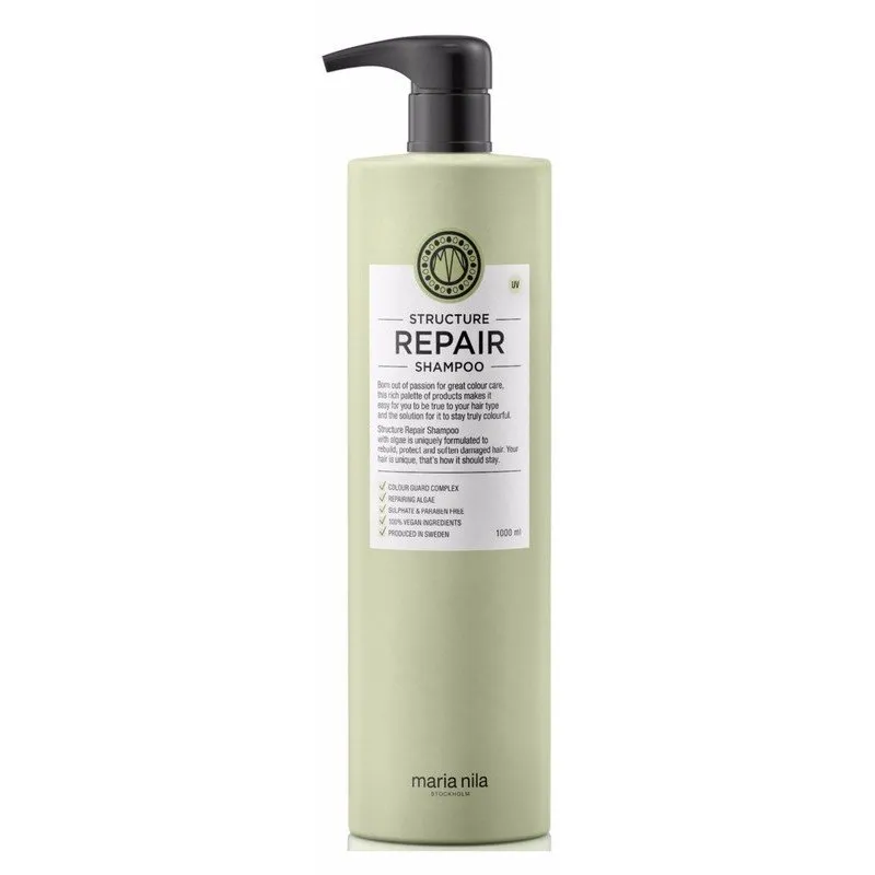 Maria Nila - Structure Repair Shampoo 1000ml 1 Maria Nila - Structure Repair Shampoo 1000ml