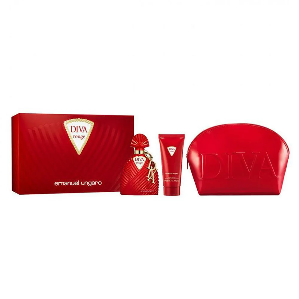 Emanuel Ungaro Ungaro Diva Rouge Epv 100ml Leche Corporal 100ml Neceser 1 Emanuel Ungaro Ungaro Diva Rouge Epv 100ml Leche Corporal 100ml Neceser