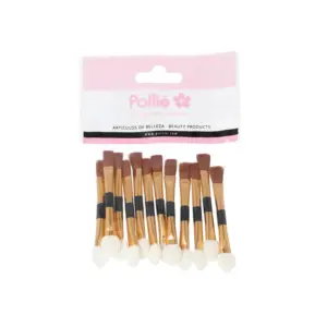 Eurostil Pack Pinceles Aplicadores Sombra Con Esponja 1un