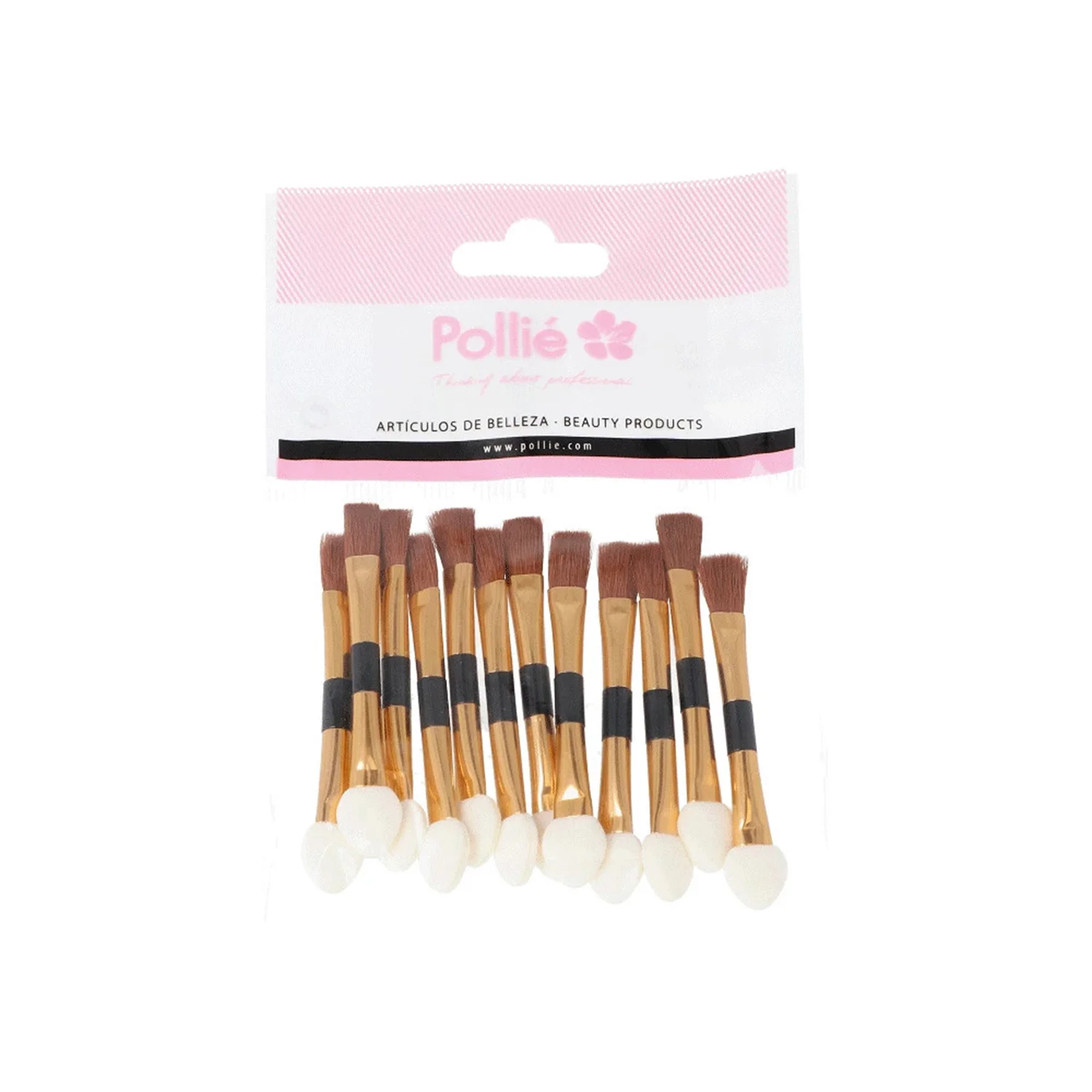 Eurostil Pack Pinceles Aplicadores Sombra Con Esponja 1un