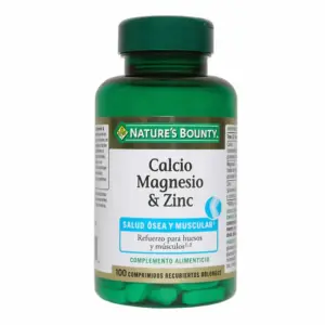 Nature's Bounty Calcio Magnesio & Zinc 100 Comprimidos