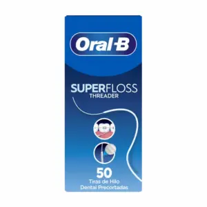 Oral B Superfloss 50 Tiras de Hilo Dental Precortadas