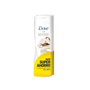 Dove Body Lotion Nutrición Esencial Vainilla Piel Seca 2x400ml