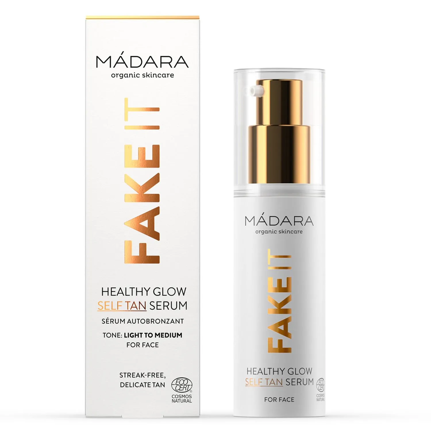 Mádara Madara Fake It Serum Autobronceador Tono Light to Medium 30ml 1 Mádara Madara Fake It Serum Autobronceador Tono Light to Medium 30ml