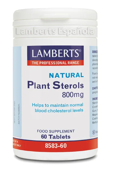 Lamberts Plant Esteroles Vegetales 800 Mg 60 Tabs 1 Lamberts Plant Esteroles Vegetales 800 Mg 60 Tabs