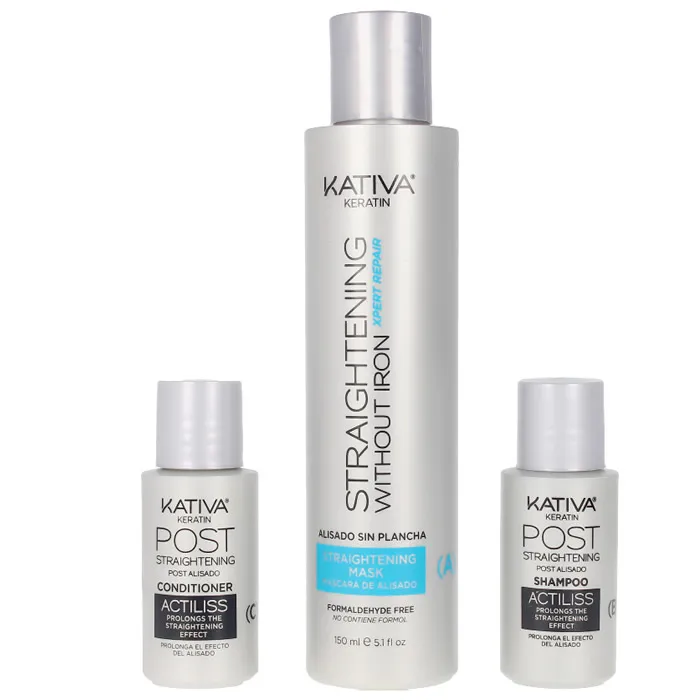Keratin Anti-Frizz Alisado Sin Plancha Repara Puntas Set 3 Piezas 1 Keratin Anti-Frizz Alisado Sin Plancha Repara Puntas Set 3 Piezas