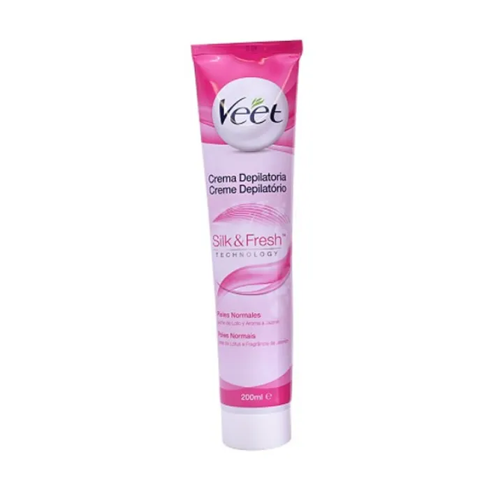 Veet Silky & Fresh Crema Depilatoria Pieles Normal 200ml 1 Veet Silky & Fresh Crema Depilatoria Pieles Normal 200ml