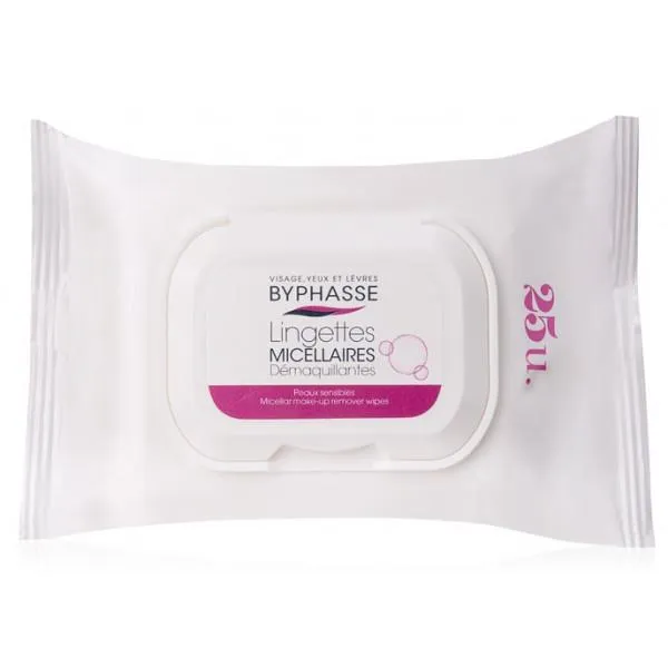 Byphasse Toallitas Desmaquillantes Solución Micelar 25 U 1 Byphasse Toallitas Desmaquillantes Solución Micelar 25 U