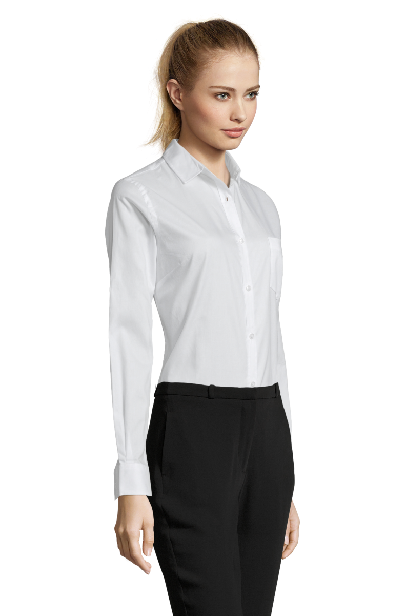 Camisa Mujer Manga Larga Business Women de Sol's 3 Camisa Mujer Manga Larga Business Women de Sol's - Imagen 3