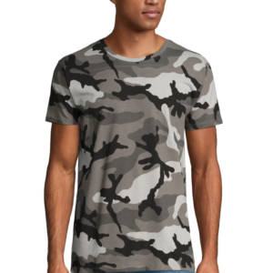 Camiseta Cuello Redondo Hombre Camo Men de Sol's